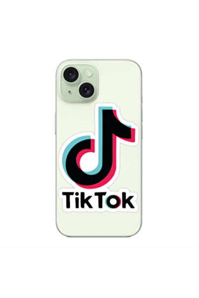 Other Apple iPhone 15 Plus Tik Tok Transparent Silicone TPU Θήκη