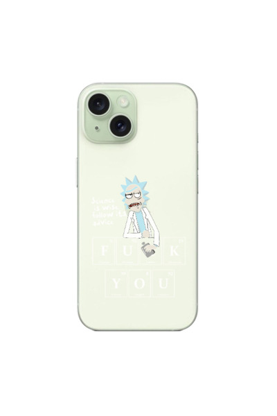 Other Apple iPhone 15 Plus Rick Scince is wise Transparent Silicone TPU Θήκη