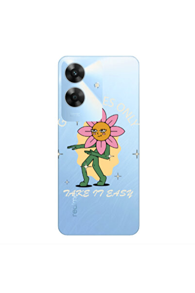 Other Realme Note 60 Good Vibes Only Transparent Silicone TPU Θήκη