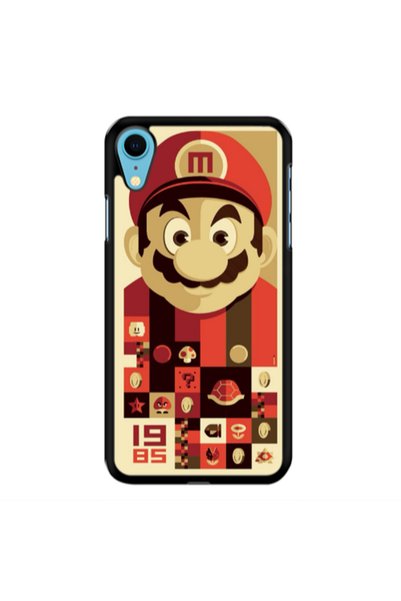 Other Apple iPhone Xr Super mario Black Glossy Θήκη