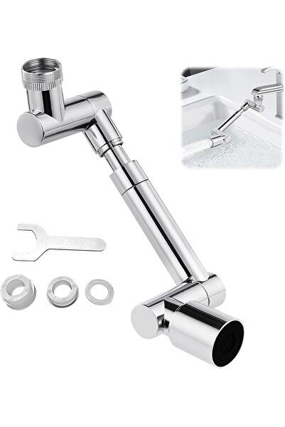 The Bros Faucet Extender, 1440° Rotatable Faucet Extender for Kitchen Bathroo...