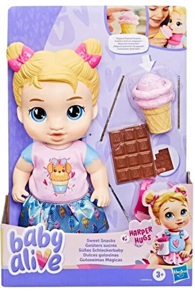 Hasbro Games Hasbro Baby Alive Σετ Κούκλας Μωρού Σνακς Για 3+ Ετών 10 εκ.