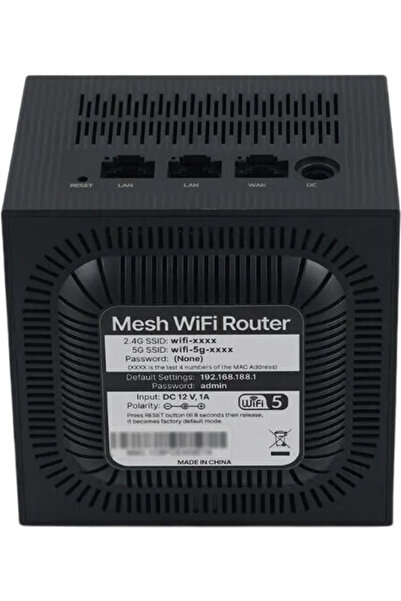 EDUP EP-M2950 Ασύρματος Δρομολογητής Wi-Fi 5 με 4 Θύρες