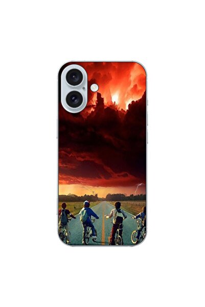 OEM Θήκη συμβατή με Apple iPhone 16, από σιλικόνη gel TPU, μοντέλο Stranger T...