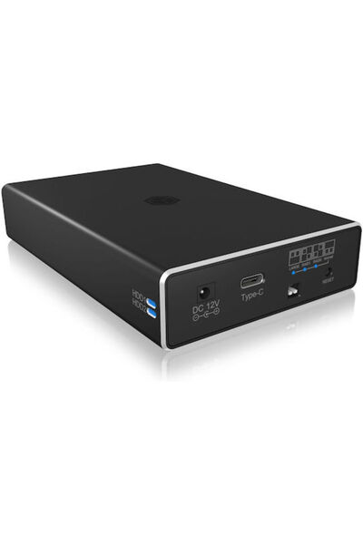 ICY BOX Θήκη για Σκληρό Δίσκο 3.5 " SATA III με Σύνδεση Type-C Κωδικός: IB-RD...