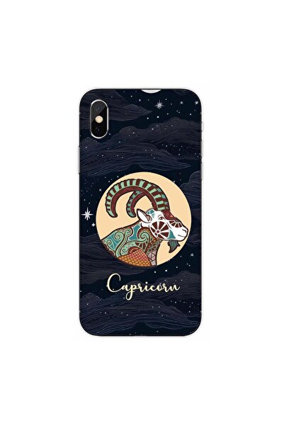 OEM Case compatible with Apple iPhone XS Silicone Gel Tpu Capricorn Horoscope...