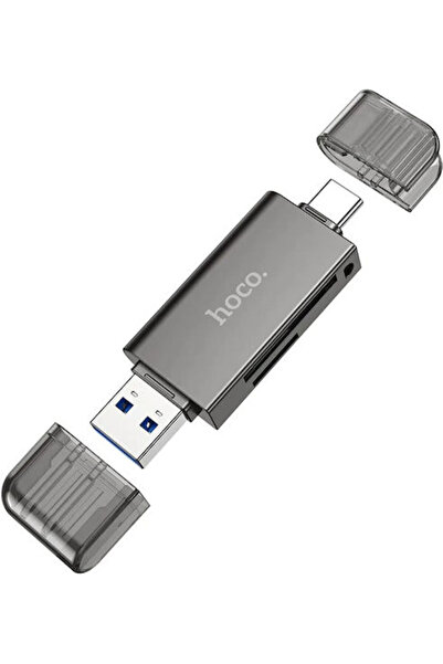 hoco. Αναγνώστης καρτών Hoco USB 3.0 για m/i/c/r/o/S/D/ Γκρι Κωδικός: HB39