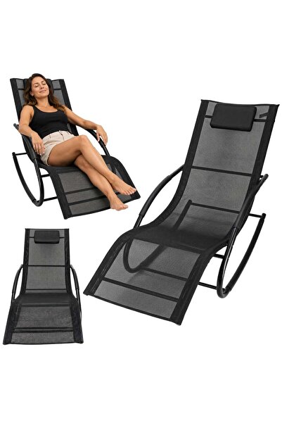 SERSIMO Garden swing lounger LUARO with headrest