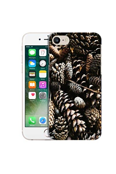 OEM Калъф, съвместим с Apple iPhone 7, силиконов гел TPU, модел  "Борови шиша...