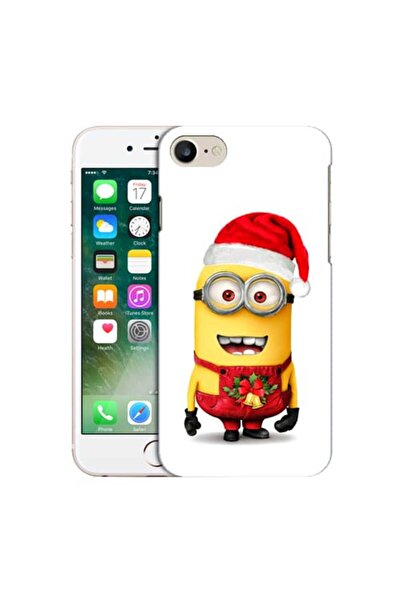 OEM Husa compatibila cu Apple iPhone 7 Silicon Gel Tpu Model Craciun Minion C...