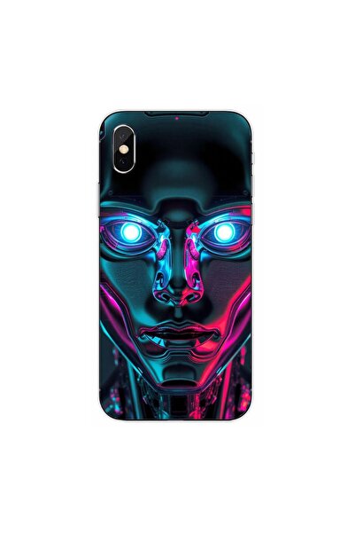 OEM Husa compatibila cu Apple iPhone XS Max Silicon Gel Tpu Model Chrome Huma...