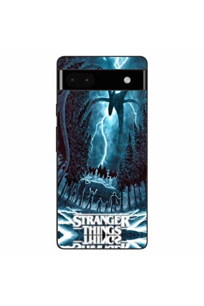 OEM Case compatible with Google Pixel 6A Silicone Gel Tpu Pattern Stranger Th...