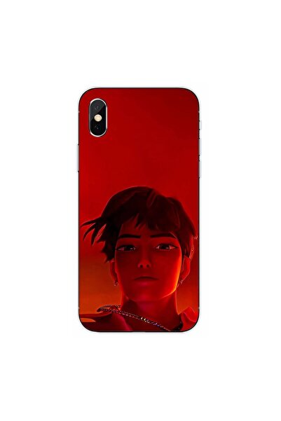 OEM Husa compatibila cu Apple iPhone X Silicon Gel Tpu Model KPop Demon Hunte...
