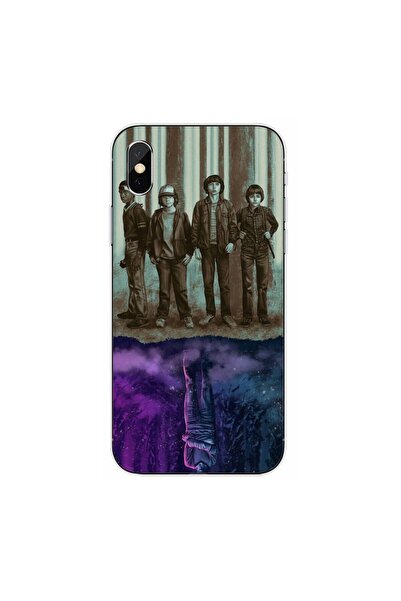 OEM Cover compatible with Apple iPhone XS Silicon Gel Tpu Model Stranger Thin...