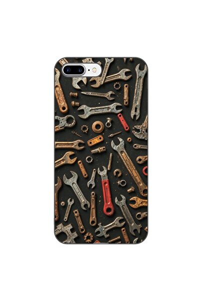 OEM Husa compatibila cu Apple iPhone 7 Plus, 8 Plus Silicon Gel Tpu Model Mec...