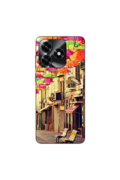 OEM Husa compatibila cu Honor X5c Plus Silicon Gel Tpu Model Strada Umbrele C...