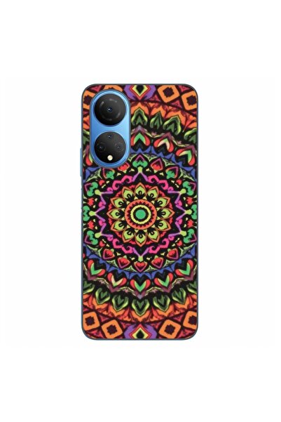 OEM Husa compatibila cu Honor X7 Silicon Gel Tpu Model Colorfull Mandala Oran...