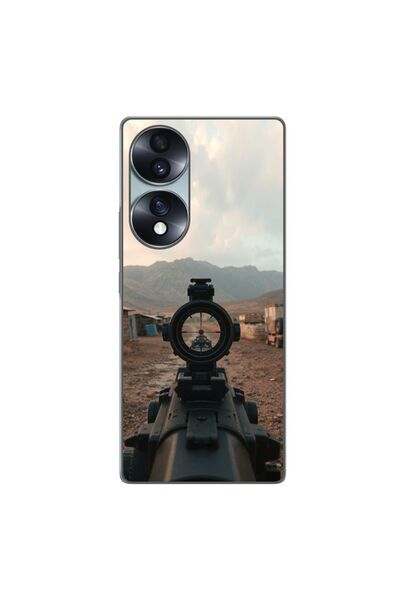 OEM Case compatible with Honor 70 Silicone Gel Tpu Model First Person Shooter
