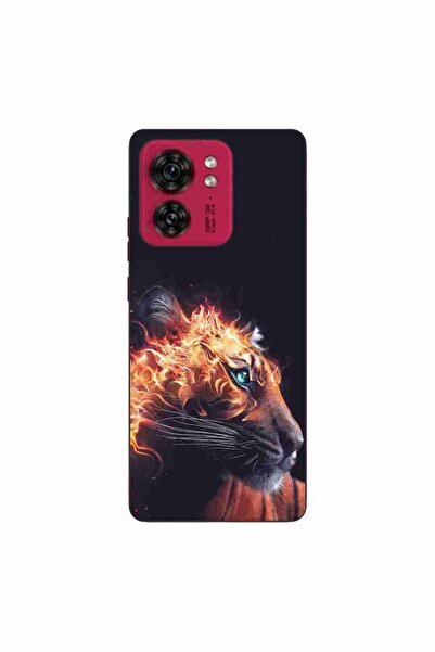 OEM Husa compatibila cu Motorola Edge 40 Silicon Gel Tpu Model Flameborn Tiger