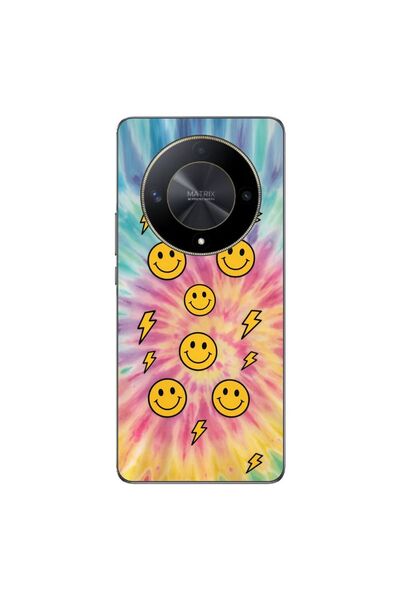 OEM Husa compatibila cu Honor Magic6 Lite Silicon Gel Tpu Model Retro Smiley ...
