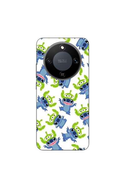 OEM Θήκη συμβατή με Honor Magic8 Lite, από σιλικόνη gel TPU, με σχέδιο Stitch...