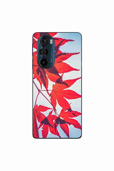 OEM Husa compatibila cu Motorola Edge 30 Pro Silicon Gel Tpu Model Frunze de ...
