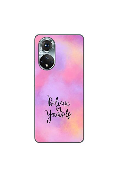 OEM Husa compatibila cu Honor 50 Silicon Gel Tpu Model Belive in Yourself