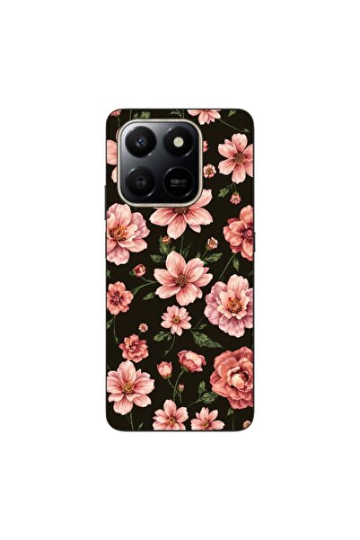 OEM Husa compatibila cu Honor X7d Silicon Gel Tpu Model Pink Spring Flowers