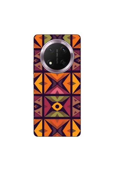 OEM Husa compatibila cu Honor Magic7 Lite Silicon Gel Tpu Model Tribal Retro ...