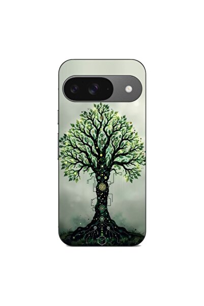 OEM Θήκη συμβατή με Google Pixel 9 Σιλικόνης Gel TPU με σχέδιο Μυστικό Δέντρο