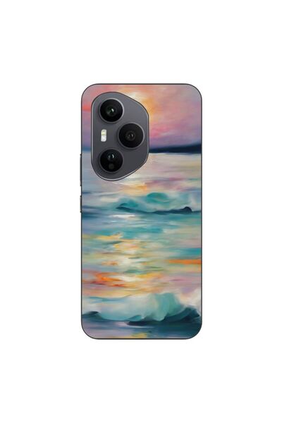 OEM Husa compatibila cu Honor 400 Pro Silicon Gel Tpu Model Watercolor Sea View