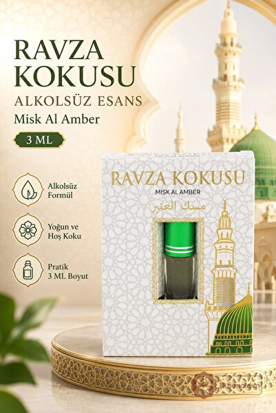 İlkbenaldim Medine Ravza Kokusu Alkolsüz Esans 3ml | Manevi Medine Kokusu