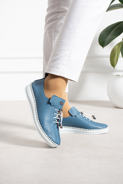 MERVESTORE Elastic Genuine Leather Shoes