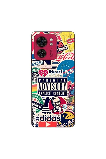 OEM Husa compatibila cu Motorola Edge 40 Silicon Gel Tpu Model Pop Art Brands
