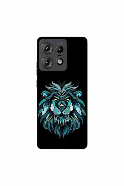 OEM Husa compatibila cu Motorola Edge 50 Pro Silicon Gel Tpu Model Abstract Lion