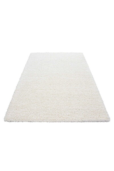 AYYILDIZ Covor Shaggy, Life unicolor, 120 x 170 cm, Crem, Polipropilen, Oeko ...