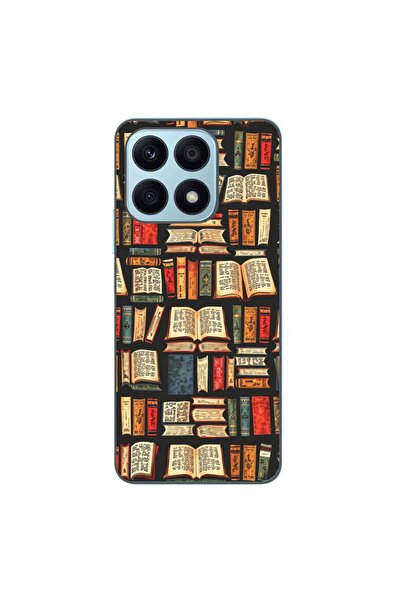 OEM Husa compatibila cu Honor X8a Silicon Gel Tpu Model Books Pattern