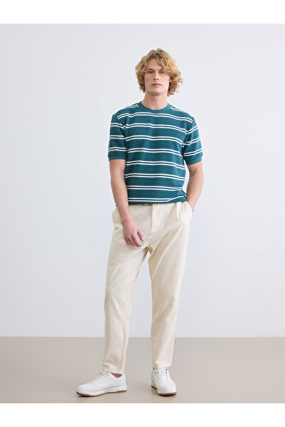 LC Waikiki Loose Fit Linen-Look Men's Trousers