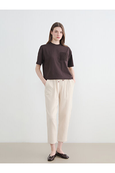 LC Waikiki Elastic Waist Muslin Women's Trousers