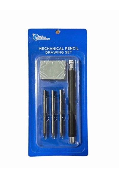 TOMBİ-X Portmin 5 Li Set Çizim Kalemi Seti 5.6 Mm Uçlu Kalem Hamur Silgi 3 Ad...