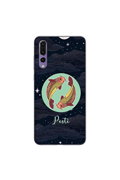 OEM Θήκη συμβατή με Huawei P20 Pro Σιλικόνης Gel TPU με σχέδιο Ωροσκόπιο Ιχθύες