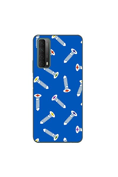 OEM Husa compatibila cu Huawei P Smart 2021 Silicon Gel Tpu Model Screws Pattern