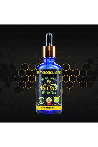 Herta Bio Apicole Tinctura de Propolis cu pompita - 50 ml