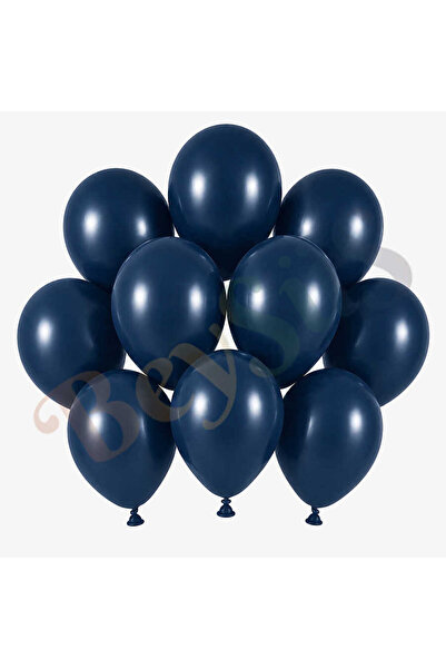 BeySüS Deep Ocean Color Latex Retro Balloons (13 cm) - 10 Pieces