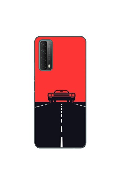 OEM Husa compatibila cu Huawei P Smart 2021 Silicon Gel Tpu Model Red Sky Mus...