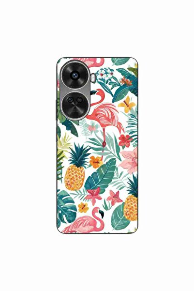OEM Θήκη συμβατή με Huawei Nova 12 SE Σιλικόνης Gel TPU με Τροπικό Σχέδιο
