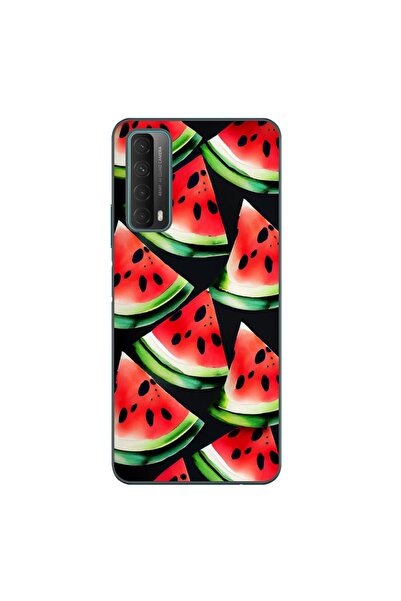 OEM Калъф, съвместим с Huawei P Smart 2021, силиконов гел TPU, с десен на рез...