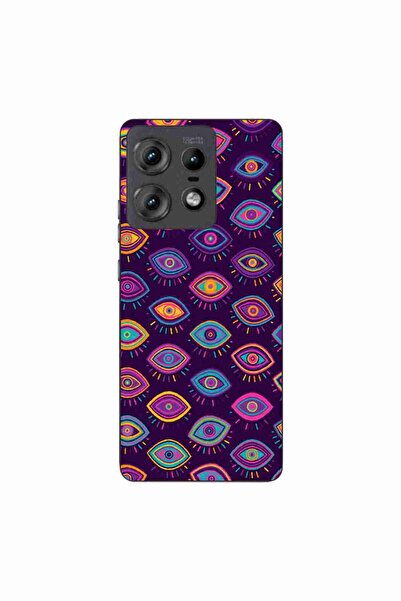 OEM Husa compatibila cu Motorola Edge 50 Pro Silicon Gel Tpu Model Tribal Eyes