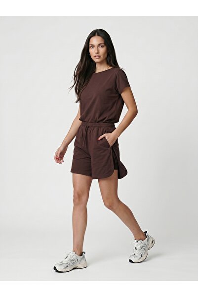 Noe Collection Kadın Modal Şort Tişört Takım Yazlık İkili Spor Takım Rahat Ka...