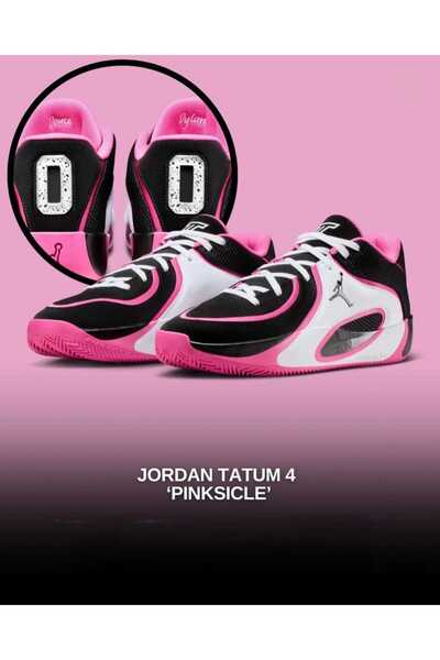 Nike Jordan Tatum 4 'Black Pinksicle' Unisex Basketbo Ayakkabısı (Blue Sport )